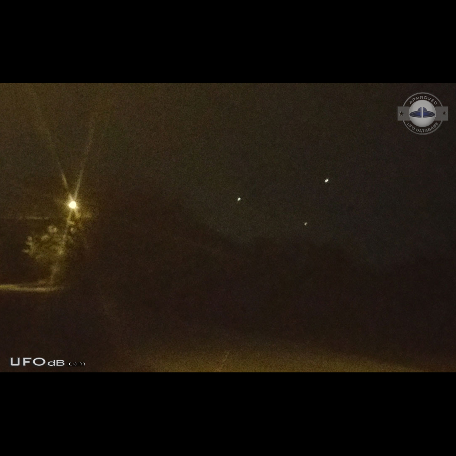 Me and coworker driving and saw the UFOs - Saint Cloud Florida USA 201 UFO Picture #780-5