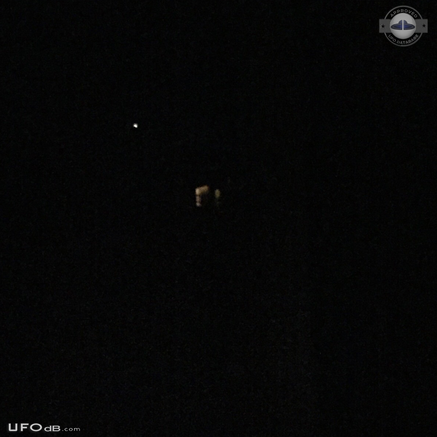 Wife see strange looking UFO and take picture - Pawling New York USA 2 UFO Picture #785-2