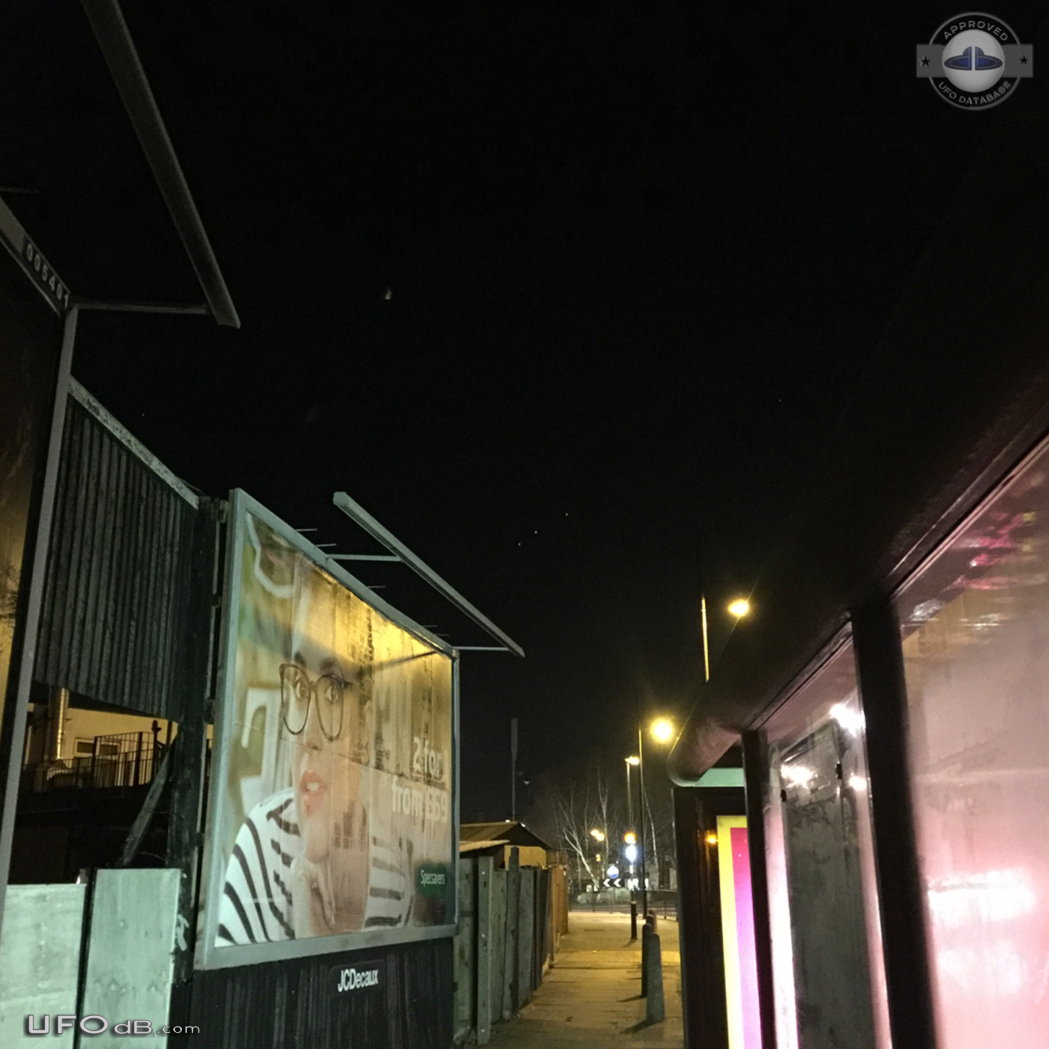 3 large orange red colored spheres UFOs Romford London England 2016 UFO Picture #793-2