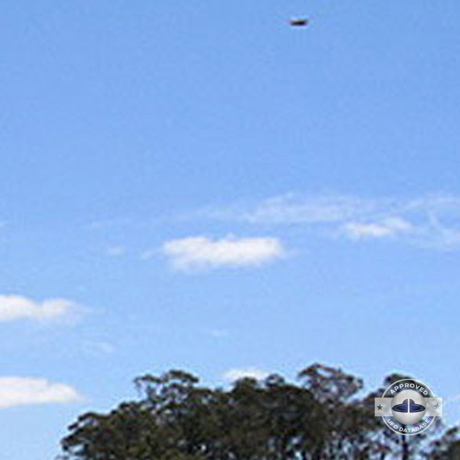 UFO picture taken in Tasmania on A10 highway going from south to north UFO Picture #80-3