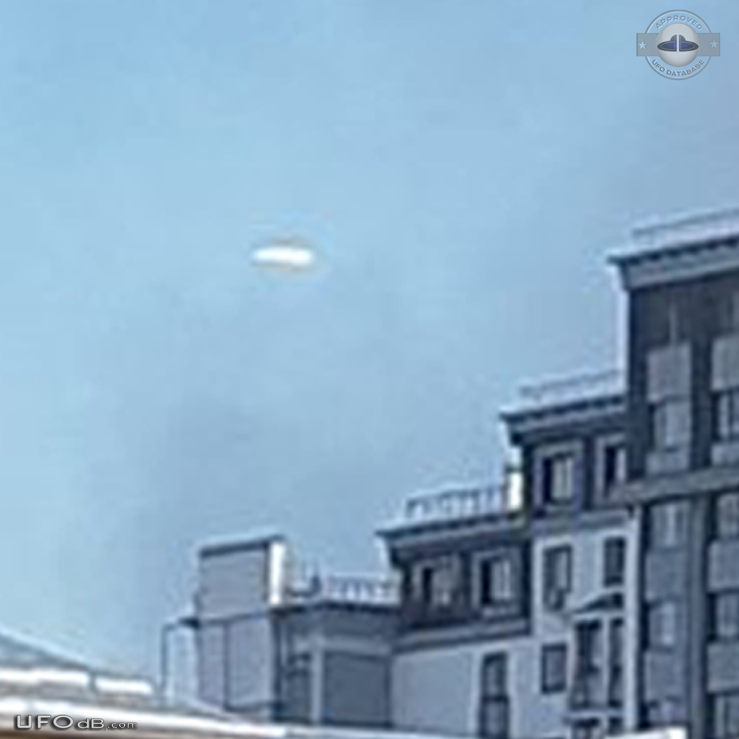 Photo of smoke on the horizon capture UFO Saucer - Ryazan Russia 2017 UFO Picture #804-5