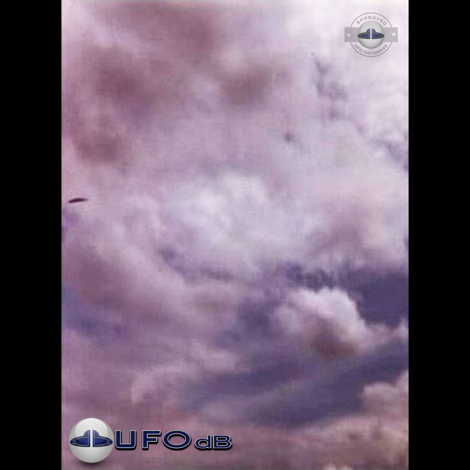 Rudi Nagora heard a strange noise and saw a shinning silver UFO UFO Picture #81-1