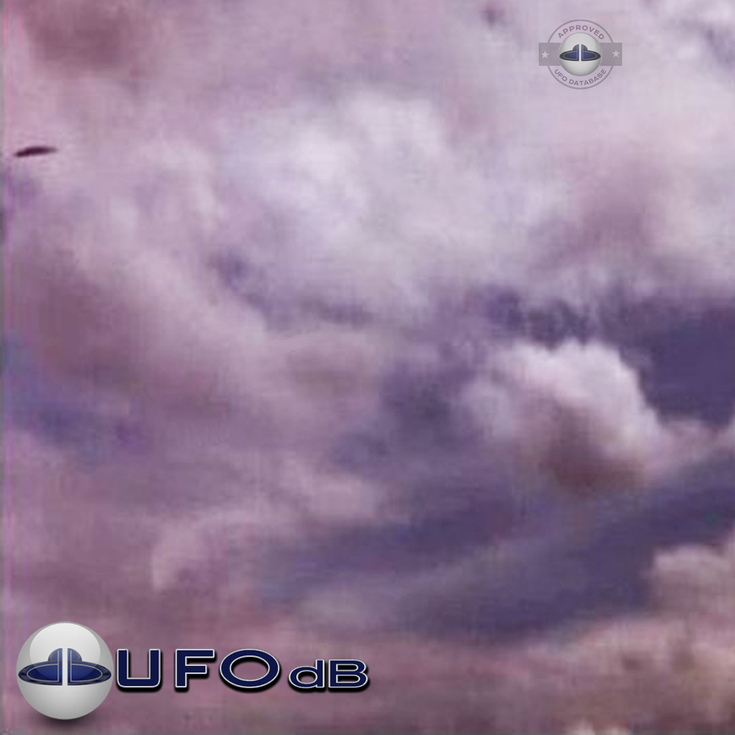 Rudi Nagora heard a strange noise and saw a shinning silver UFO UFO Picture #81-2