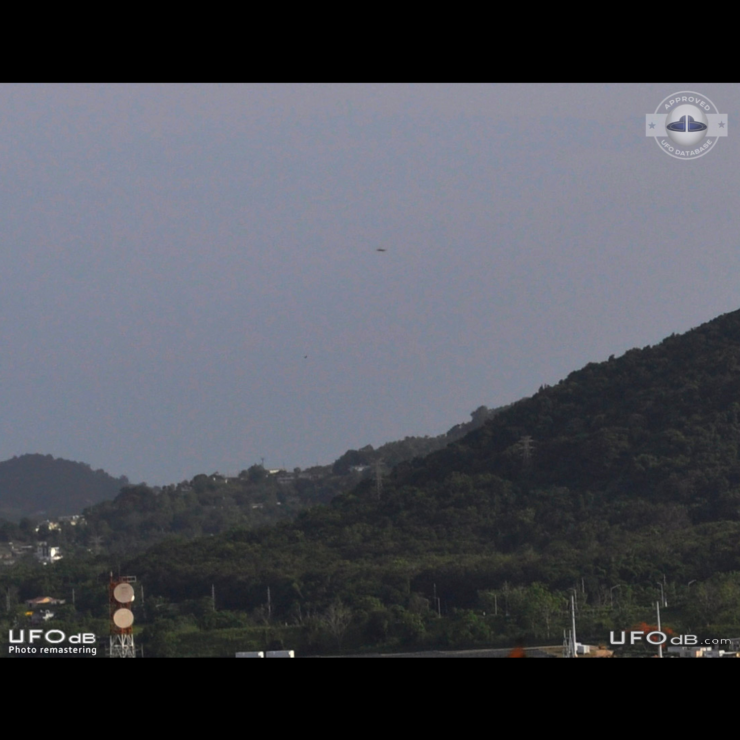 Flying Saucers UFOs at south-east Humacao, Puerto Rico 2017 UFO Picture #830-1