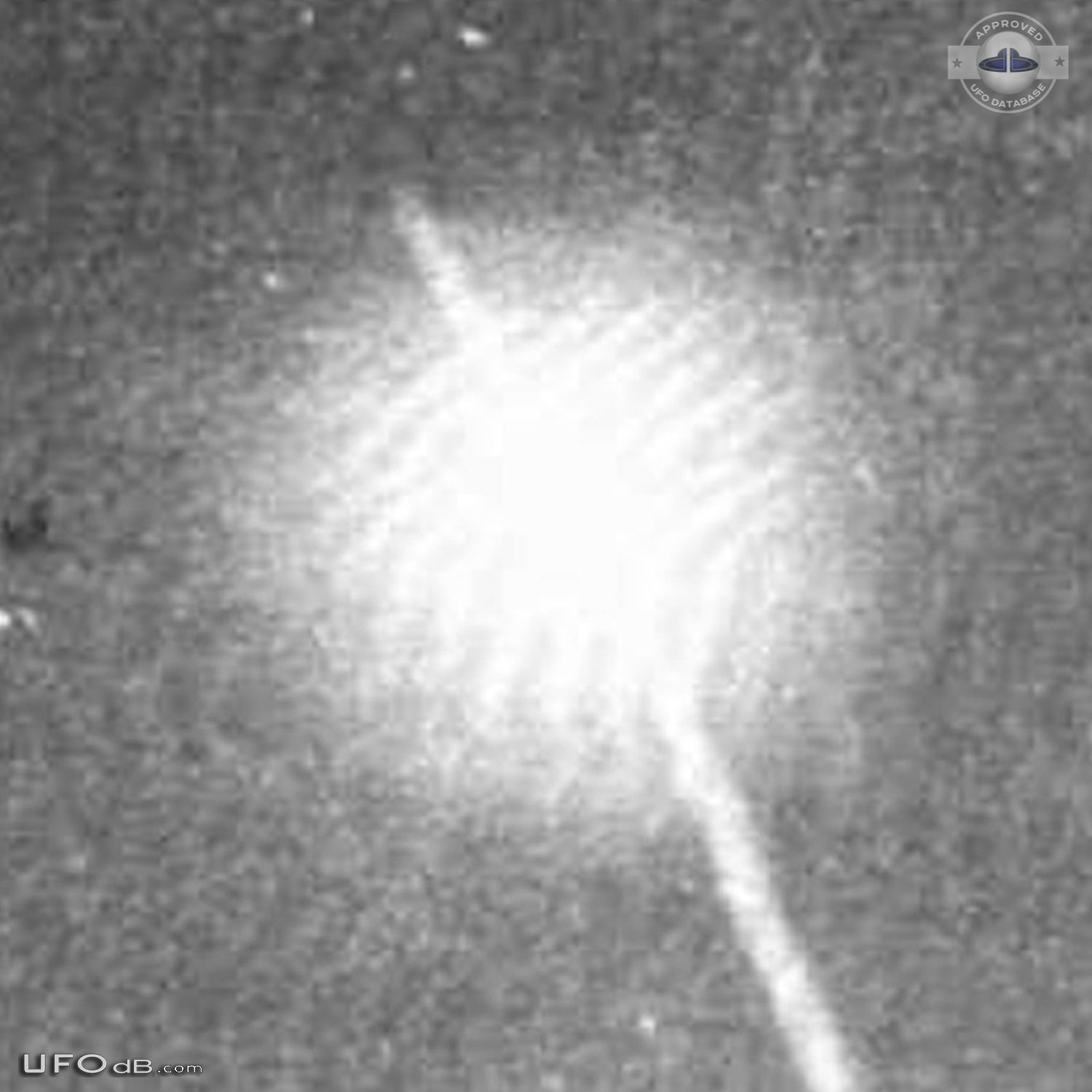 Old UFO photo taken over Buenos Aires Argentina in February 1962 UFO Picture #840-3