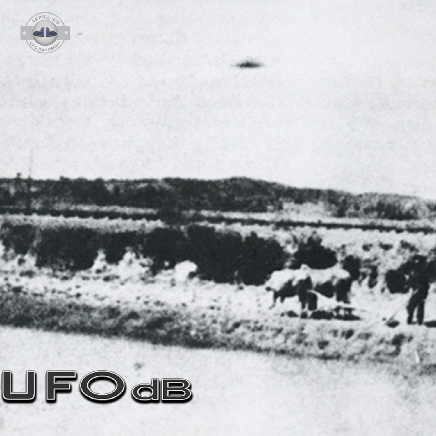 This UFO picture is the only ufo picture taken during the Vietnam war UFO Picture #88-2