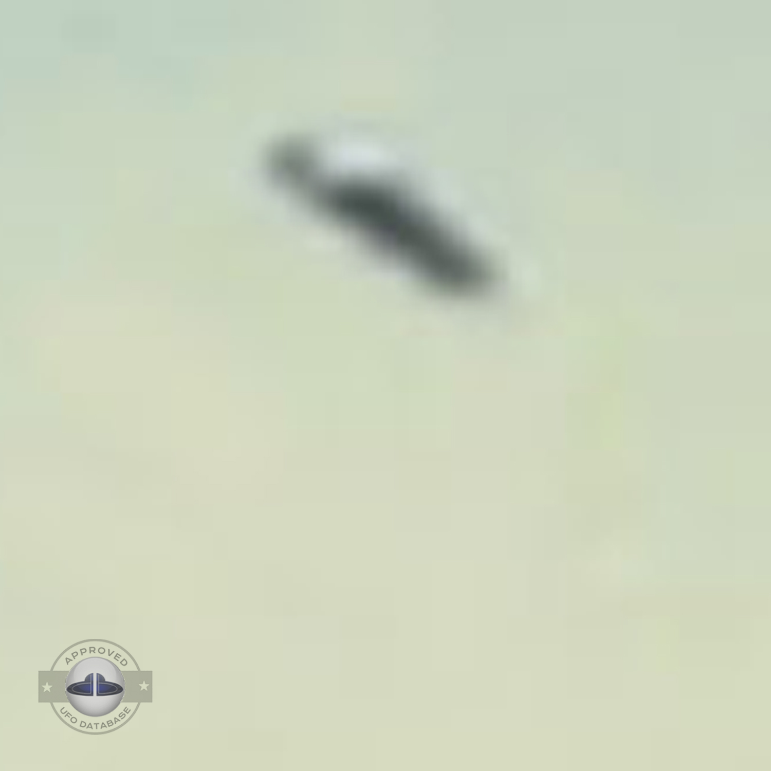 UFO Picture showing a ufo over the shore line | Cambria California UFO Picture #96-4