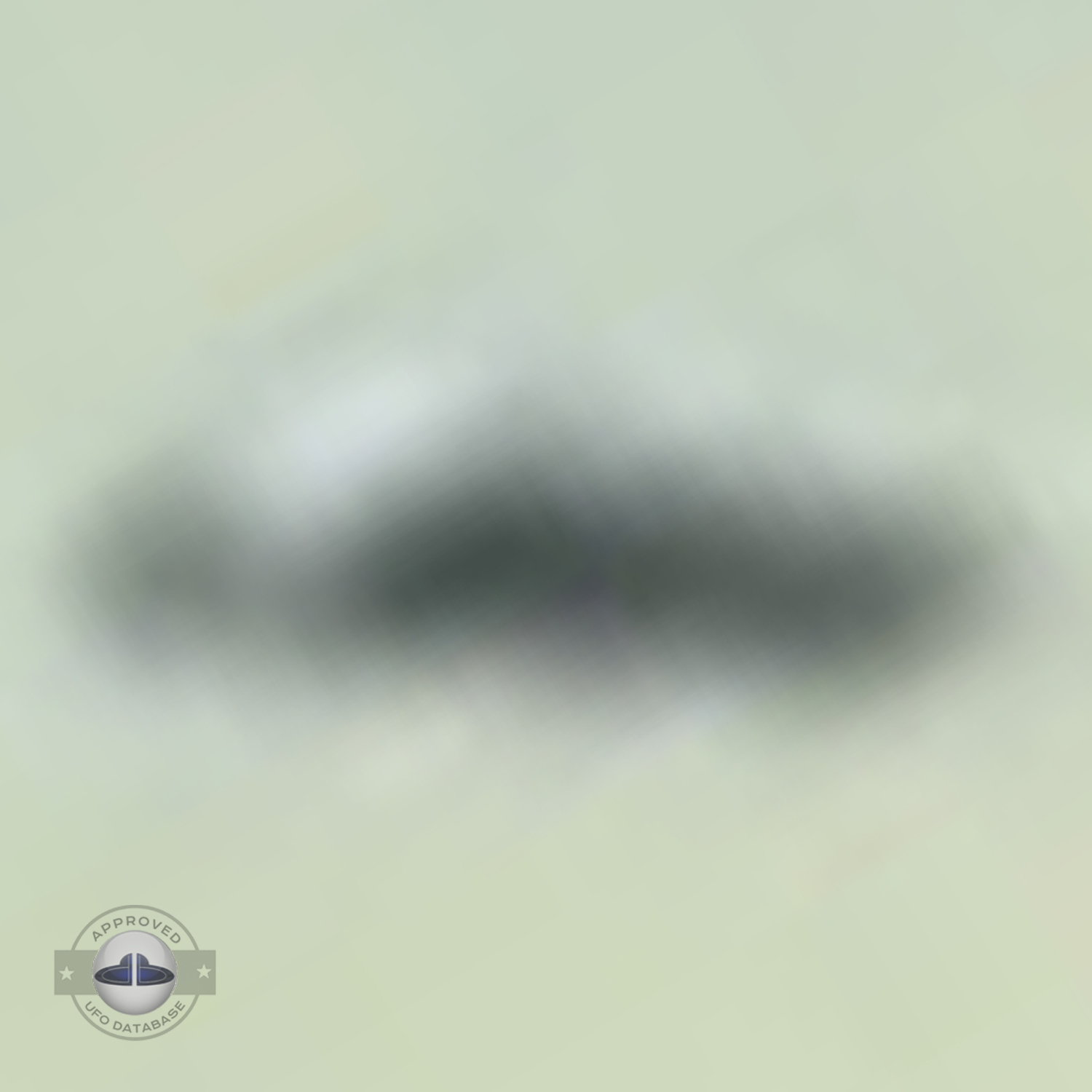 UFO Picture showing a ufo over the shore line | Cambria California UFO Picture #96-6