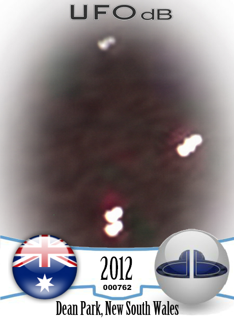 Aliens invisible to humans visiting Dean Park New South Wales Australi UFO CARD Number 762