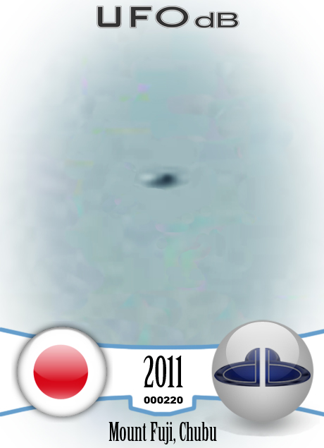 Fleet of UFOs over Mount Fuji worries Asia | Japan | February 2011 UFO CARD Number 220