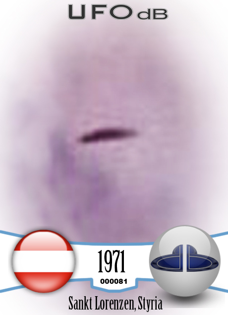 Rudi Nagora heard a strange noise and saw a shinning silver UFO UFO CARD Number 81