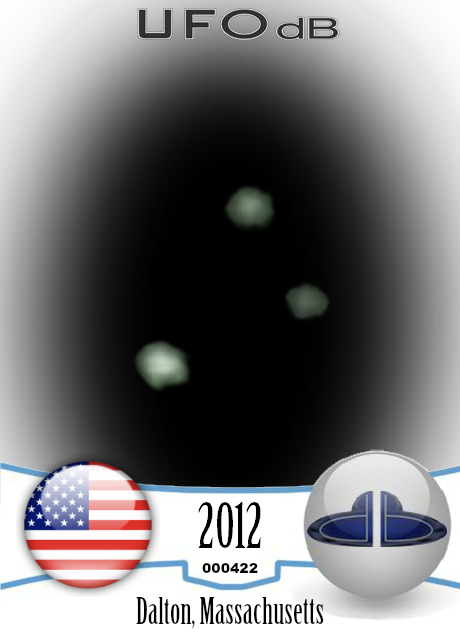Battlestar Galactica UFO caught on Picture in Massachusetts - 2012 UFO CARD Number 422