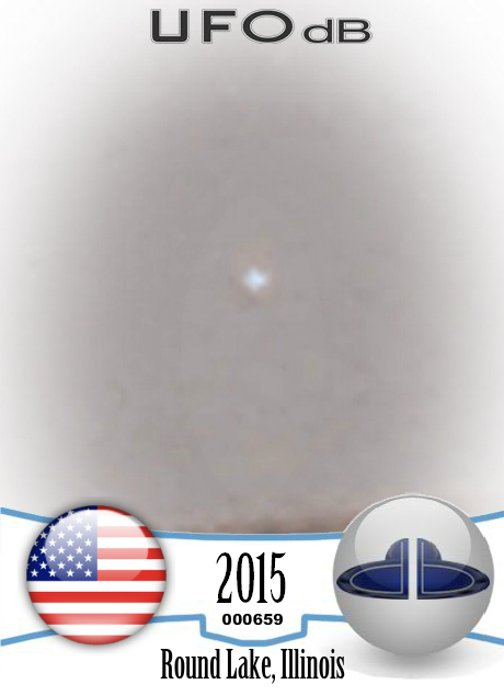 Bright UFO seen for 20m from multiple streets Round Lake Illinois 2015 UFO CARD Number 659