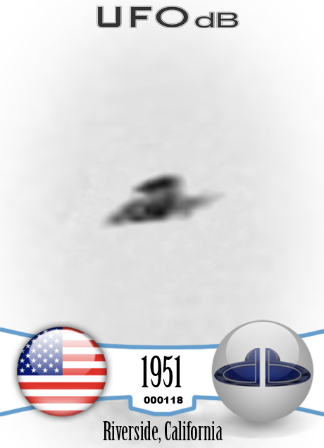 Photographer saw UFO fly at very high rate speed above the skyline UFO CARD Number 118