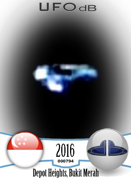 During meditation he discovered UFO appearing on the shot - Singapore  UFO CARD Number 794