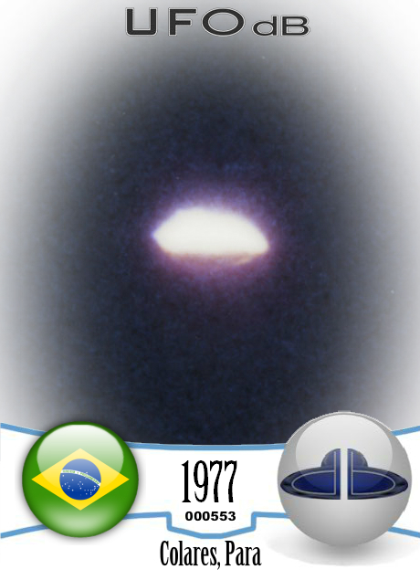 Famous 1977 Brazilian Colares UFO Flap - Huge Mass UFO sightings UFO CARD Number 553