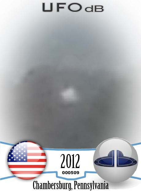 Rare event - Incredible Day and Night pictures of same UFO USA 2012 UFO CARD Number 509