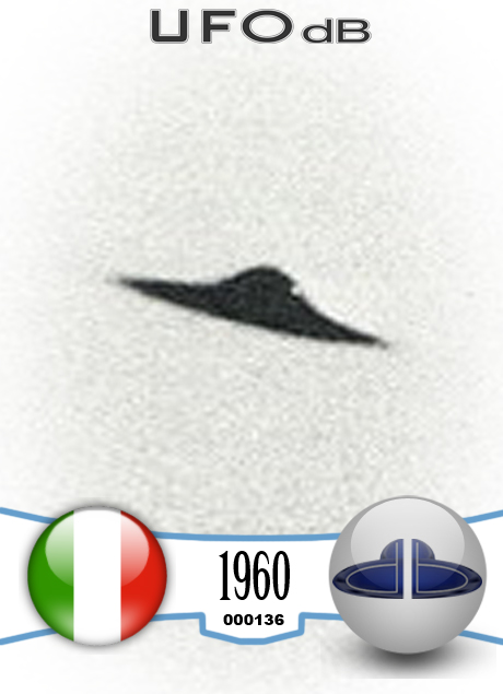 UFO picture lack of three dimensional aspect. 3 UFOs are very similar UFO CARD Number 136