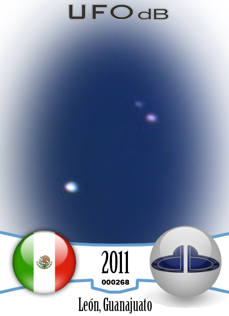 Leon de los Aldama, Mexico visited by a Fleet of UFOs | March 2011 UFO CARD Number 268