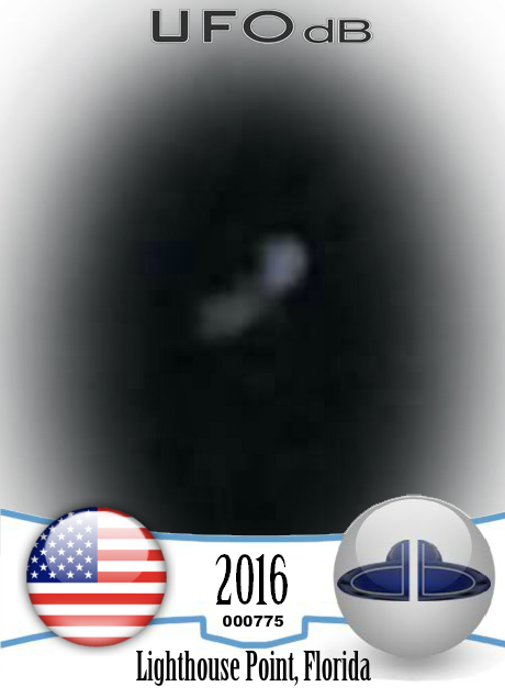 Multi week sightings of same UFO over multiple hours each night - Flor UFO CARD Number 775