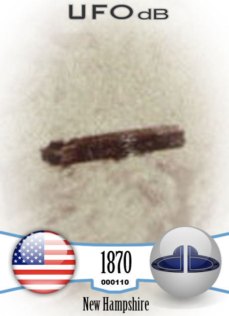 Oldest UFO Picture | Winter 1870 | Mount Washington, New Hampshire UFO CARD Number 110