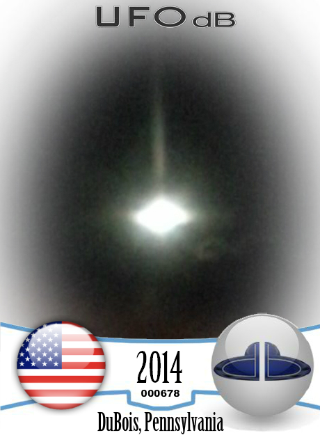 On the porch and snapped a couple pictures before UFO left - 2014 UFO CARD Number 678
