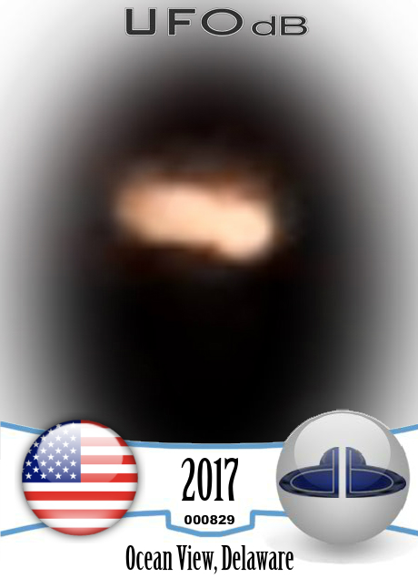 Orange fire like UFO veered left and right like an s curve Delaware US UFO CARD Number 829