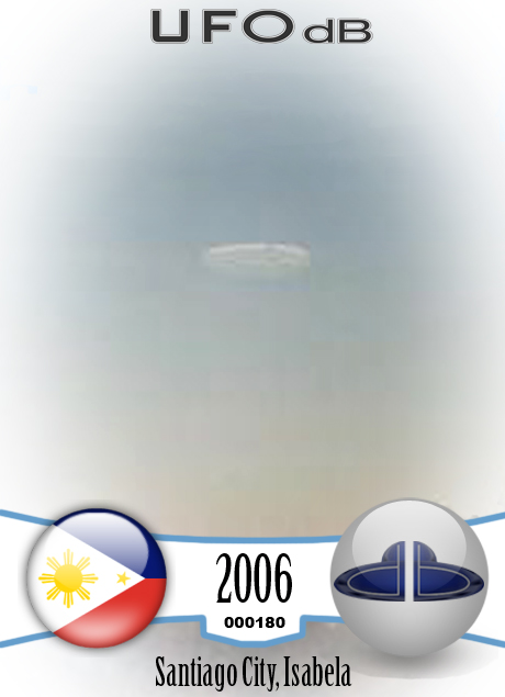 Philippines UFO Picture | Santiago City, Isabela UFO | March 21 2006 UFO CARD Number 180