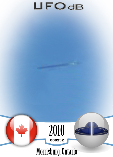 Prehistoric World visited by a UFO in Canada | Morrisburg Ontario 2010 UFO CARD Number 252