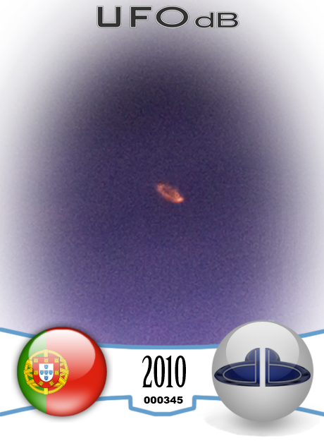 Professional photographer capture UFO near lightnings in Portugal 2010 UFO CARD Number 345