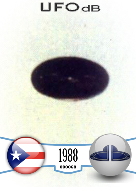 Ufo picture taken by Amaury Rivera who says that he was abducted also UFO CARD Number 68