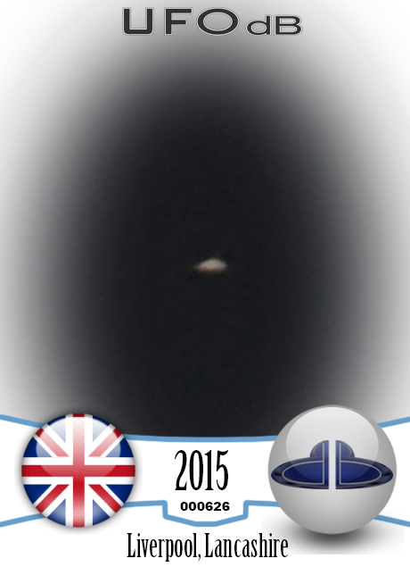 Saucer UFO appear on Soccer Game picture in Liverpool UK 2015 UFO CARD Number 626