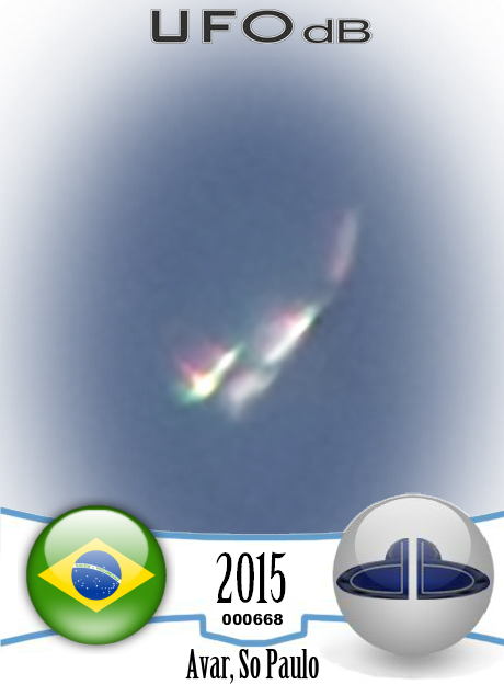Sequantials Photos of strange UFO over Avaré São Paulo Brazil 2015 UFO CARD Number 668