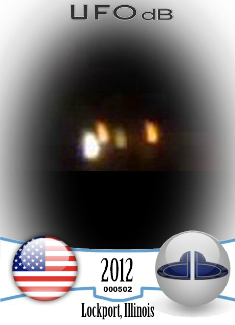 Several UFO pulsating orbs uses same flight pattern in Illinois 2012 UFO CARD Number 502