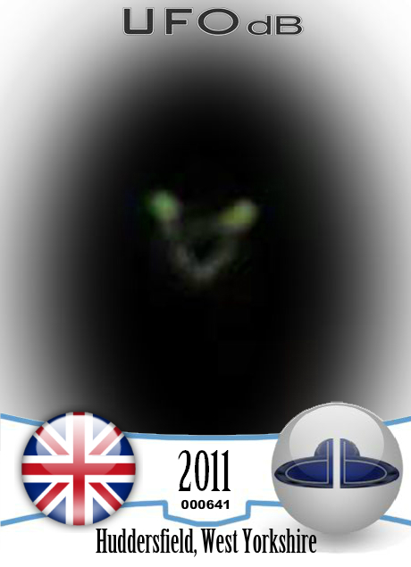 Silent UFO seen near woodland area Huddersfield UK on May 2011 UFO CARD Number 641