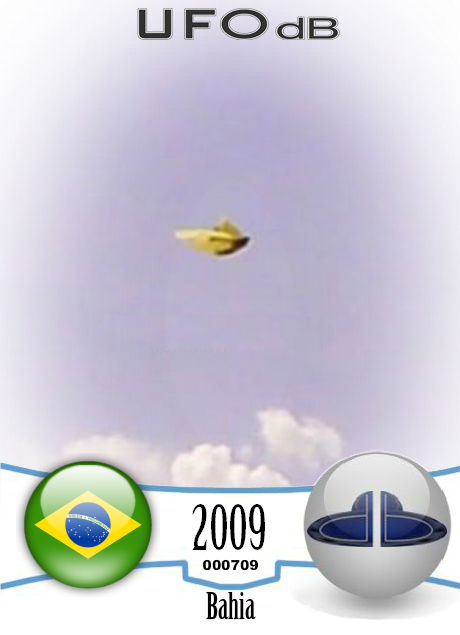 The witness stopped the car to take photos of Bahia Brazil Landscape 2 UFO CARD Number 709