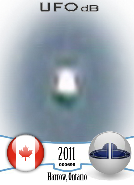 UFO came to about 2000 in elevation from the 30 000 feet - Canada 2011 UFO CARD Number 698