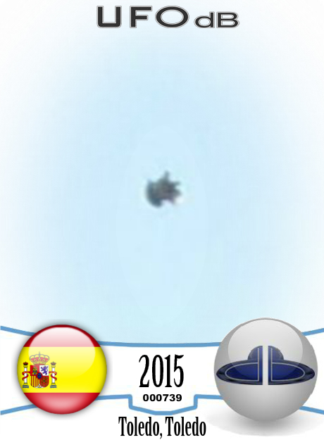 UFO caught on picture in Calle Arco de Palacio Toledo Spain 2015 UFO CARD Number 739