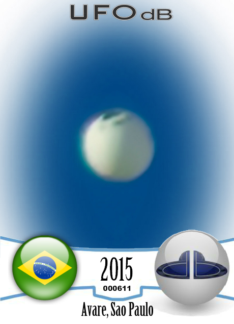 UFO moving fast at high altitude in Avaré, São Paulo, Brazil Jan 2015 UFO CARD Number 611