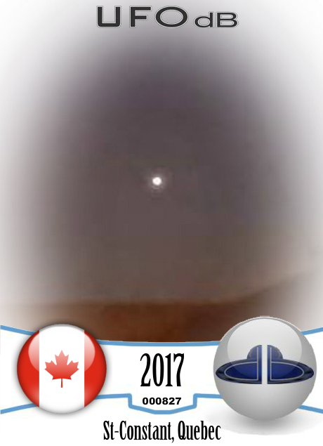 UFO moving slowly at low altitude followed by persistent hum St-Consta UFO CARD Number 827