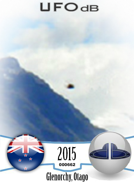 UFO sighting near Humboldt Mountains Glenorchy New Zealand 2015 UFO CARD Number 662