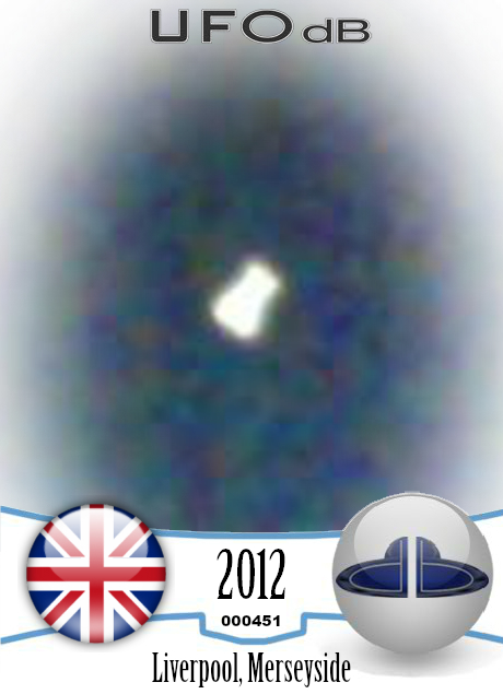 UFO sightings happen in many occasion over Liverpool, England - 2012 UFO CARD Number 451