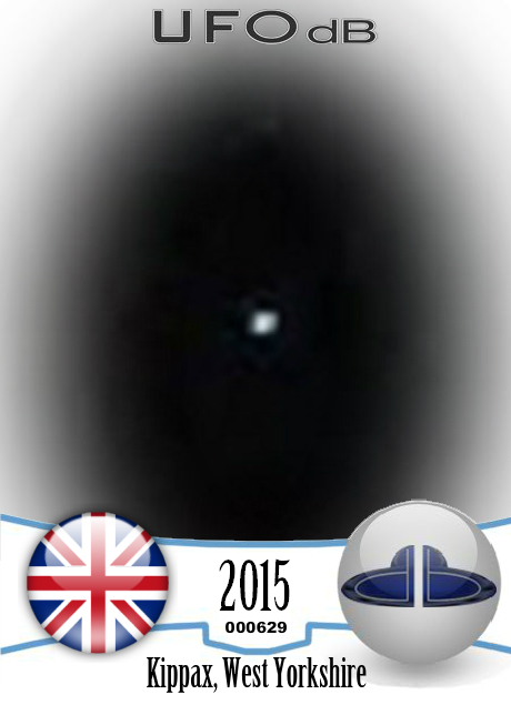 Unusual aerial UFO changed in colours over West Yorkshire UK 2015 UFO CARD Number 629