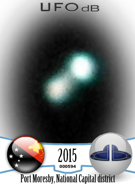 Very bright star UFO over Port Moresby, Papua New Guinea January 2015 UFO CARD Number 594