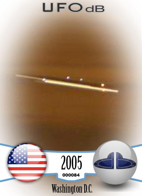 UFO Picture captured by the webcam of the National Park service UFO CARD Number 84