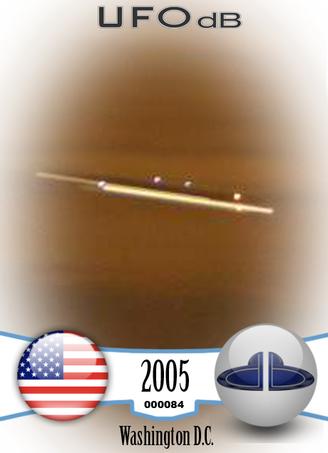 UFO Picture captured by the webcam of the National Park service UFO CARD Number 84