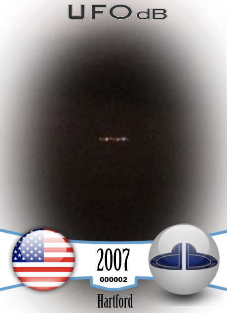 UFO Hartford Connecticut United states UFO pictures 2007 UFO CARD Number 2