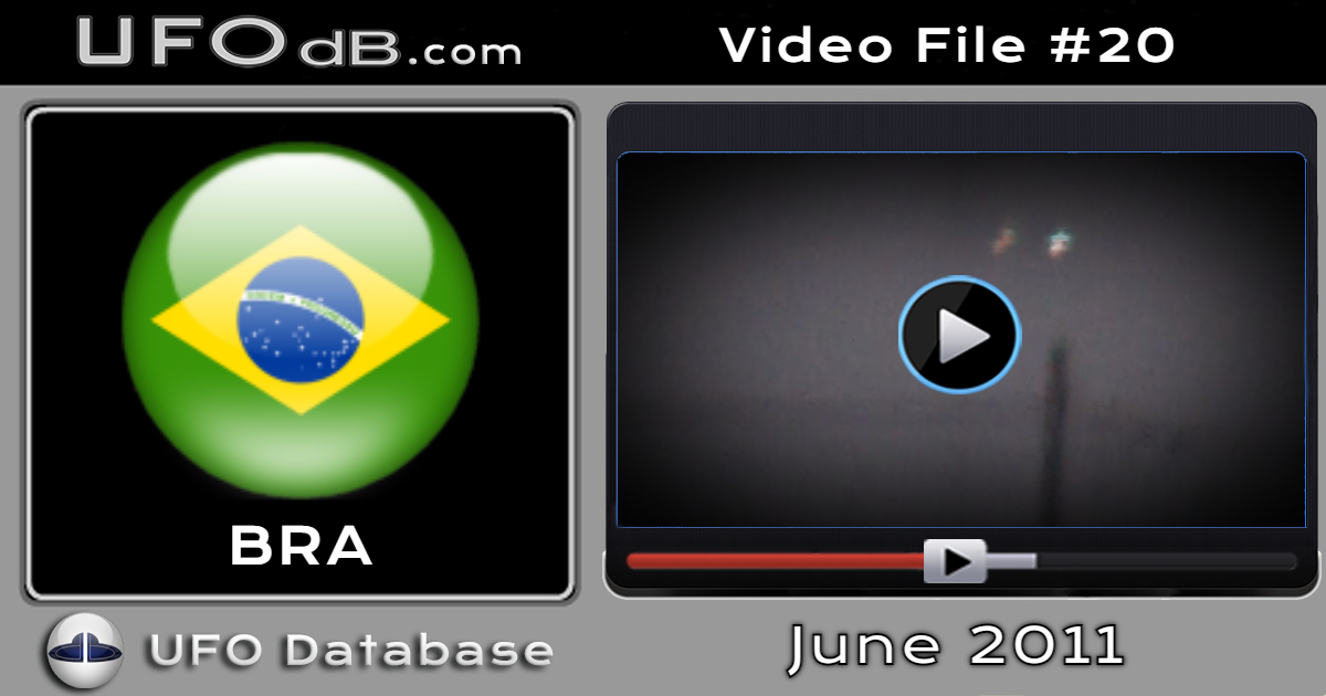 Brazil Balneario Spa region visited by UFO - UFO video - June 11 2011