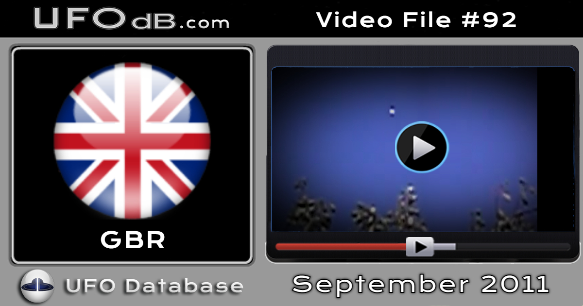 Cylindrical probe UFO sighting caught on video - Tottenham, London UK