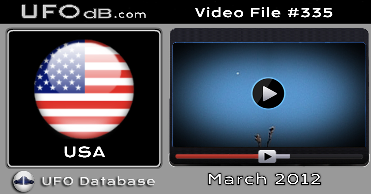 Great White sphere UFO sighting from Wainscott, New York USA 2012